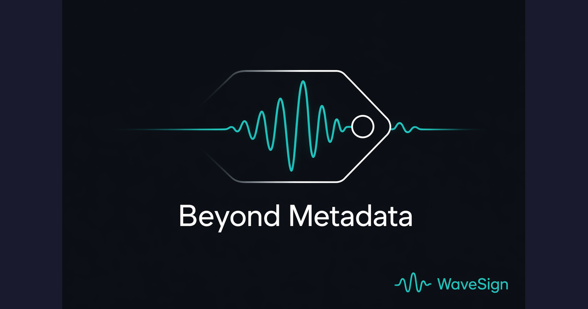 Why Metadata Alone Is Not Enough for File Authenticity
