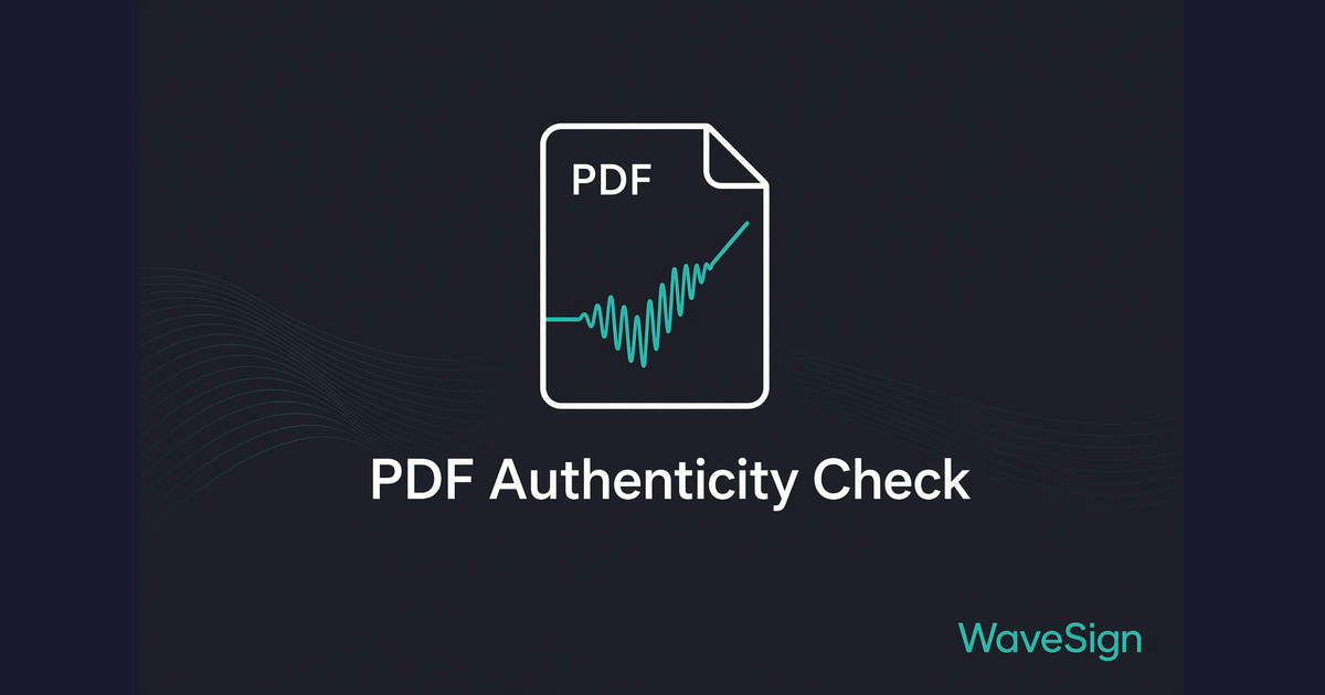 How to Verify a PDF Has Not Been Modified